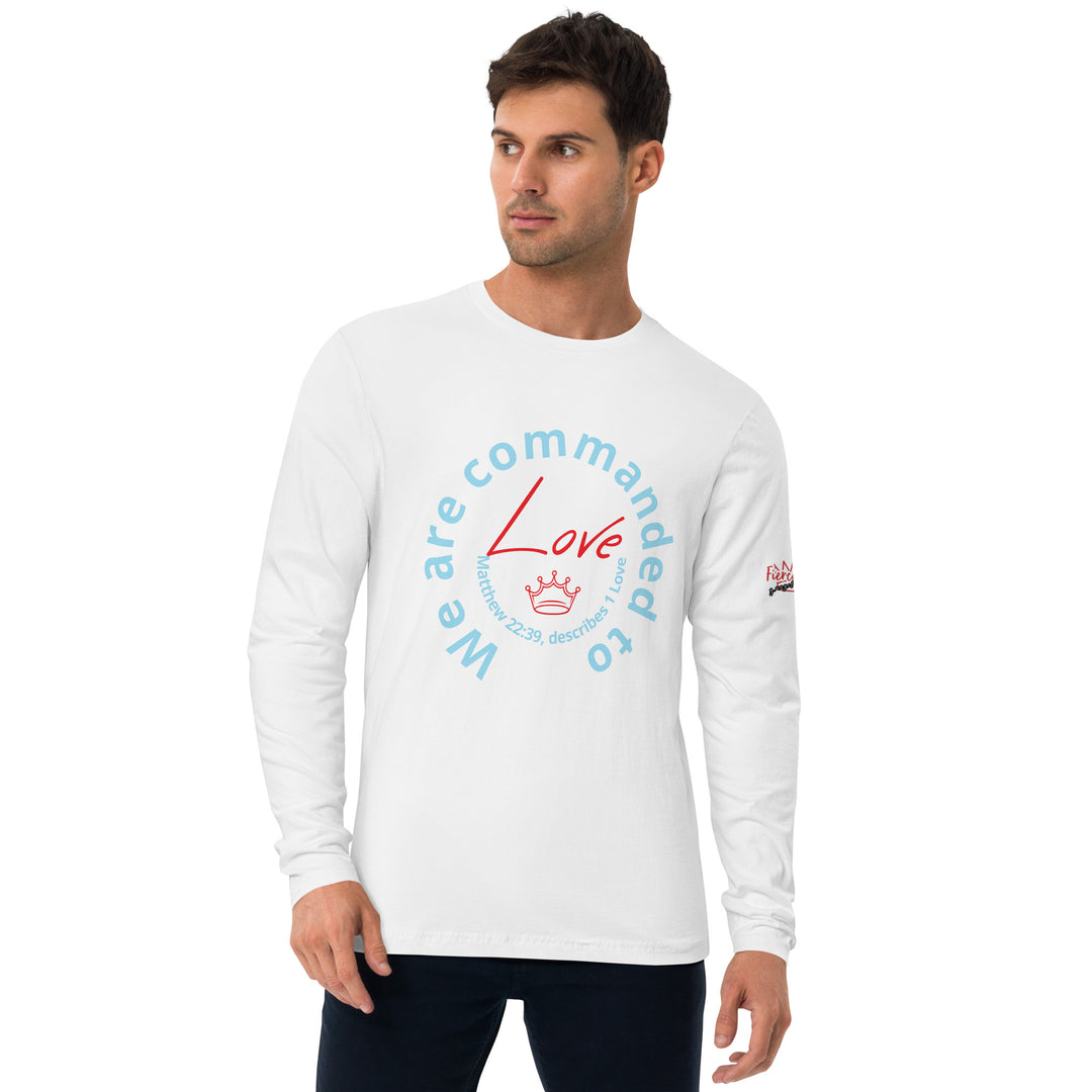 One Love Fierce Soul,  Long Sleeve Fitted Crew