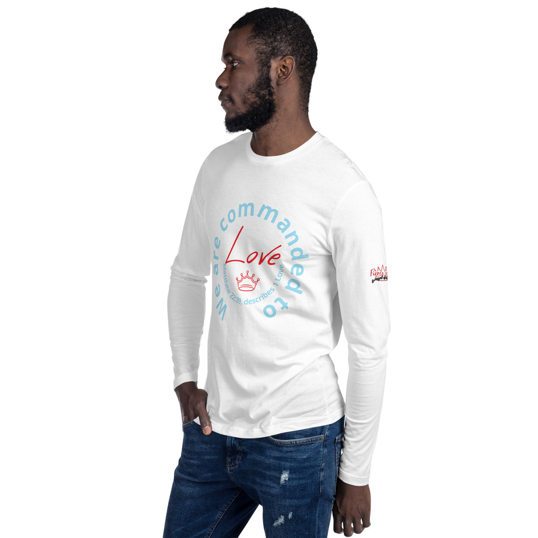 One Love Fierce Soul,  Long Sleeve Fitted Crew