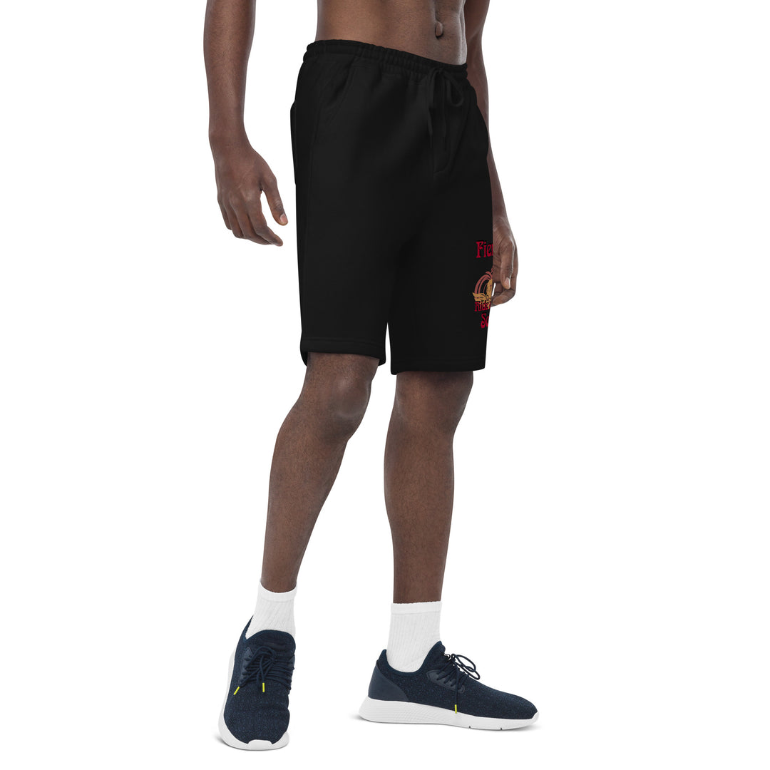 Ride or Die, Fierce Soul Men's fleece shorts