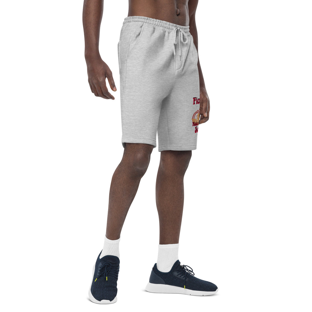 Ride or Die, Fierce Soul Men's fleece shorts