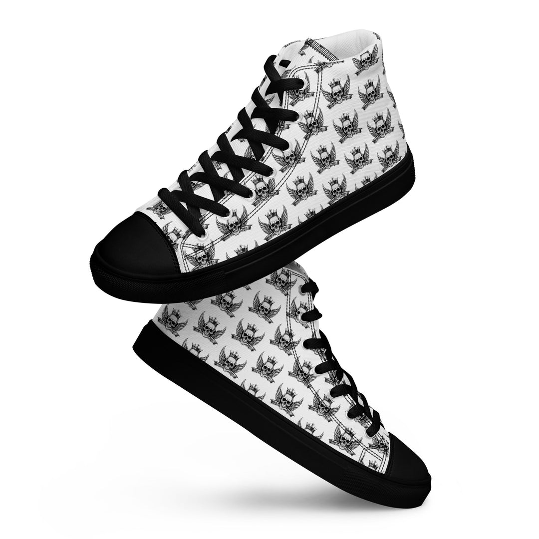 Fierce Soul Logo Men’s high top canvas shoes