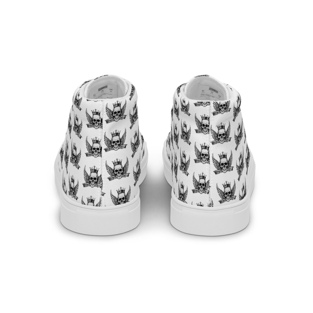 Fierce Soul Logo Men’s high top canvas shoes