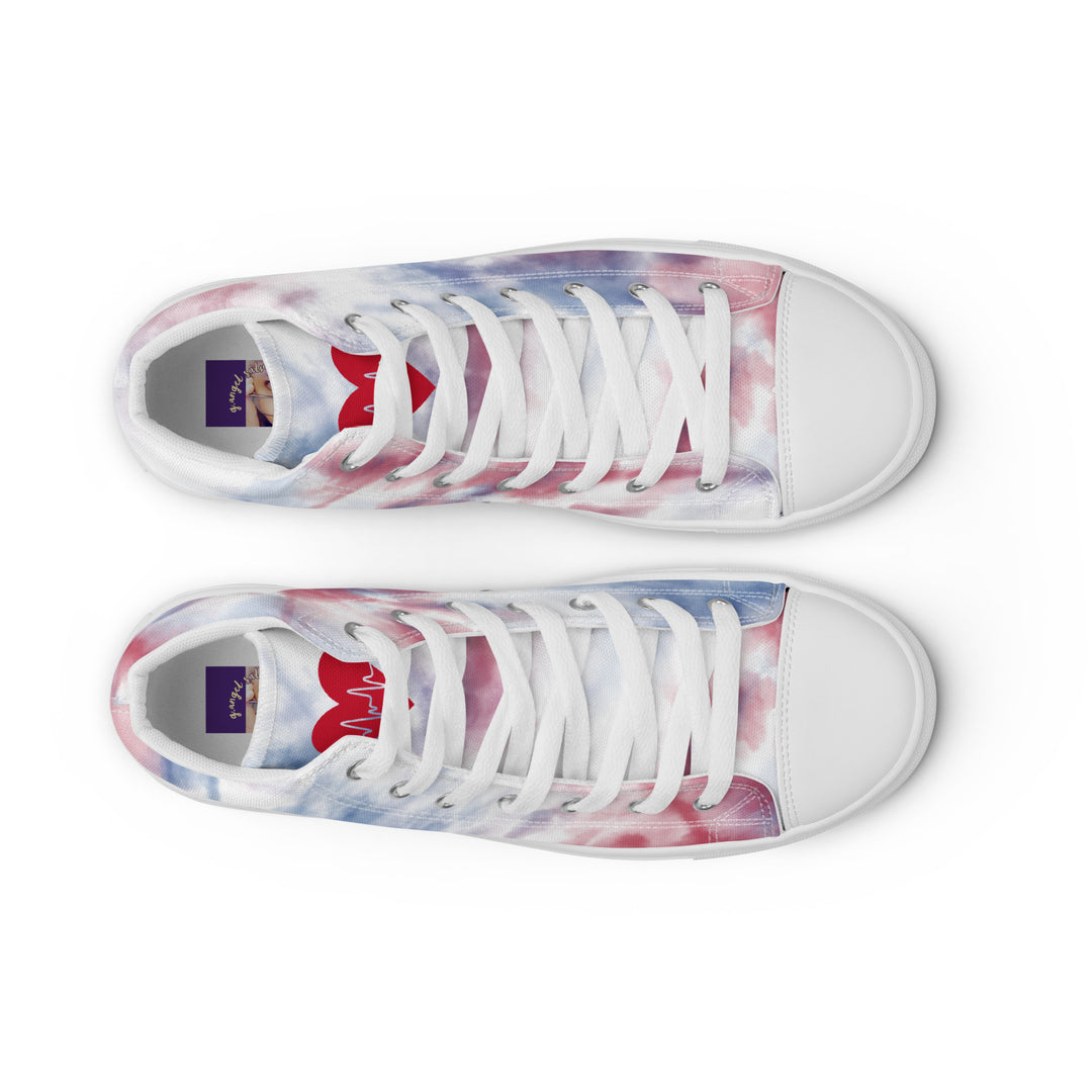 Men’s high top canvas shoes