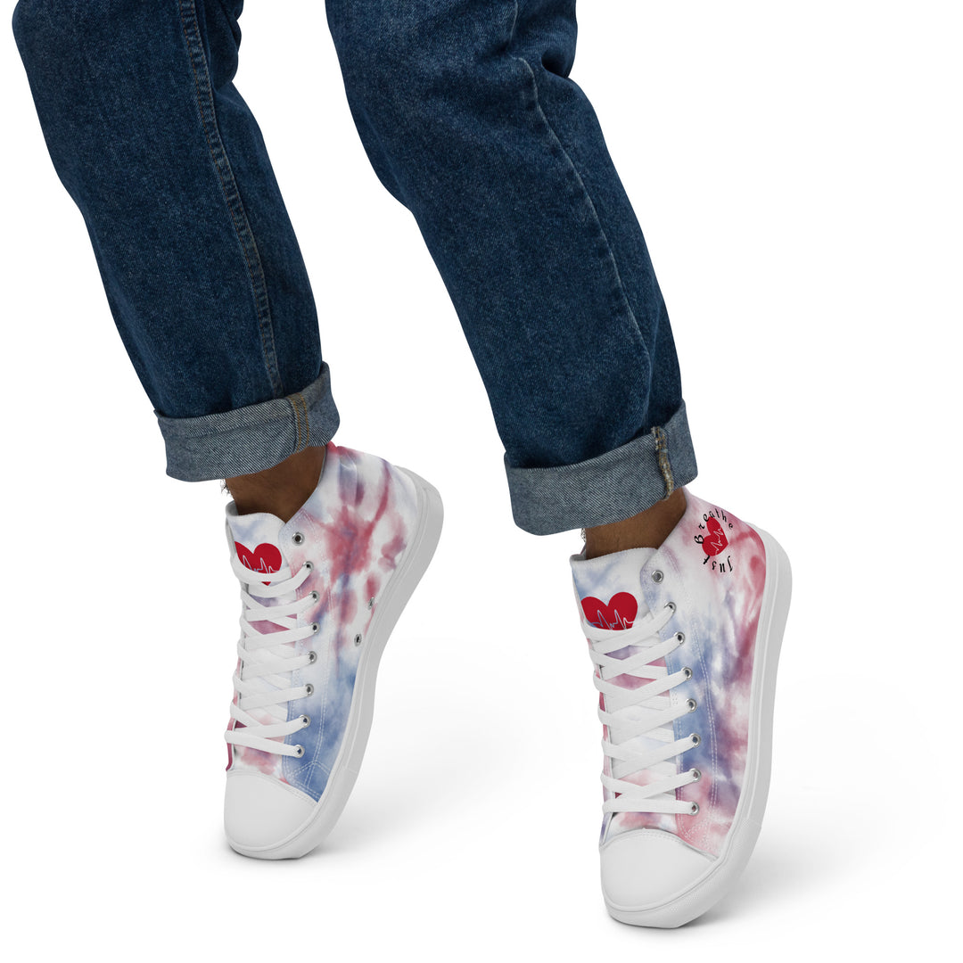 Men’s high top canvas shoes