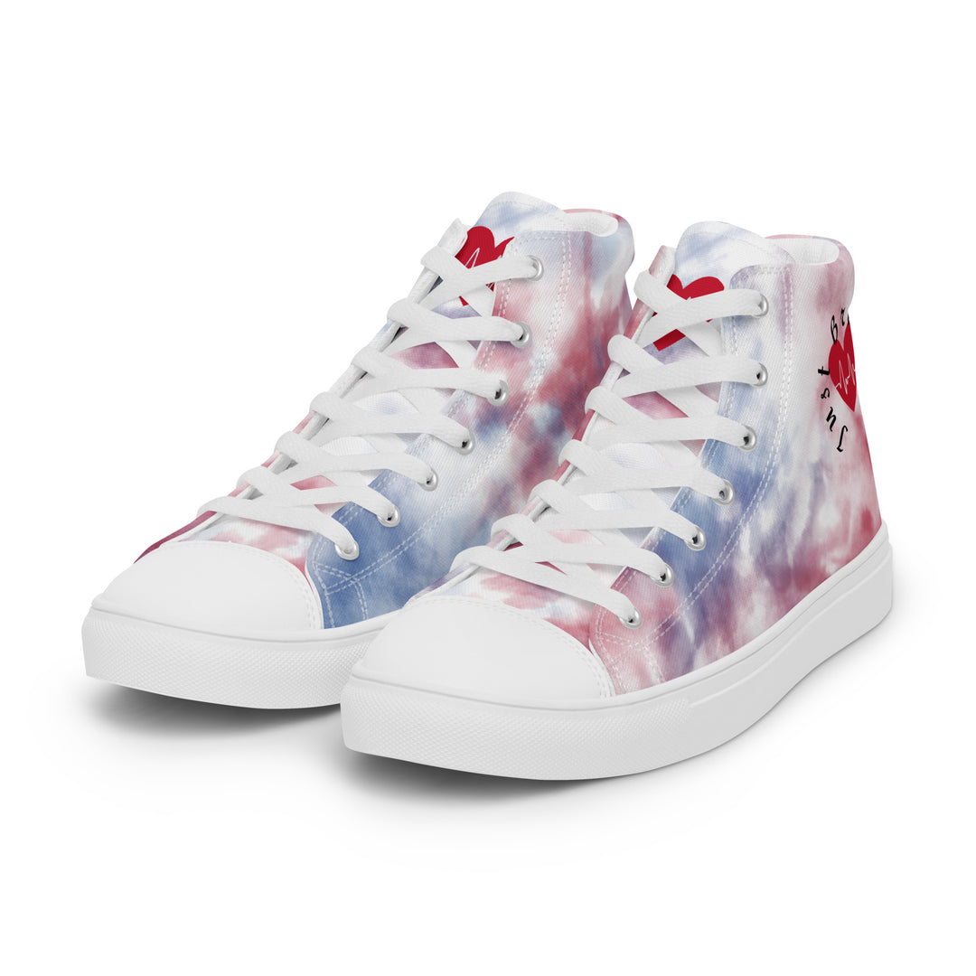 Men’s high top canvas shoes