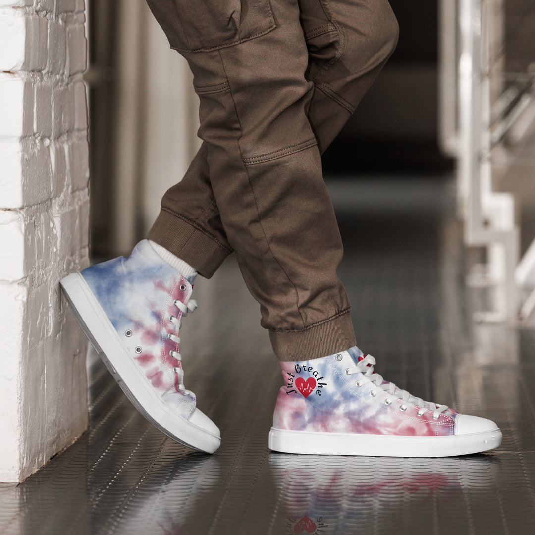 Men’s high top canvas shoes