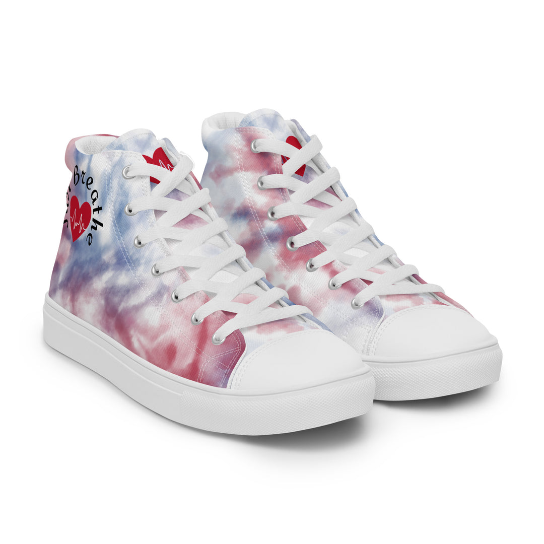 Men’s high top canvas shoes