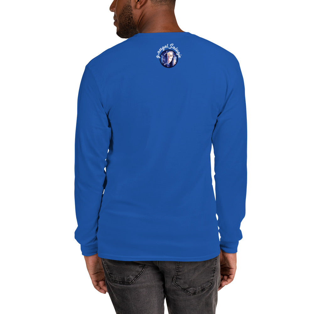 2 Blessed 4 stress Men’s Long Sleeve Shirt