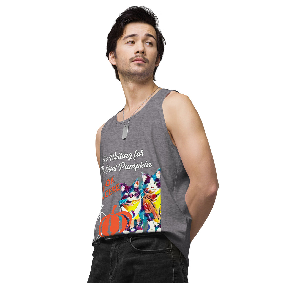 Great Pumpkin, look Sincere, Men’s premium tank top