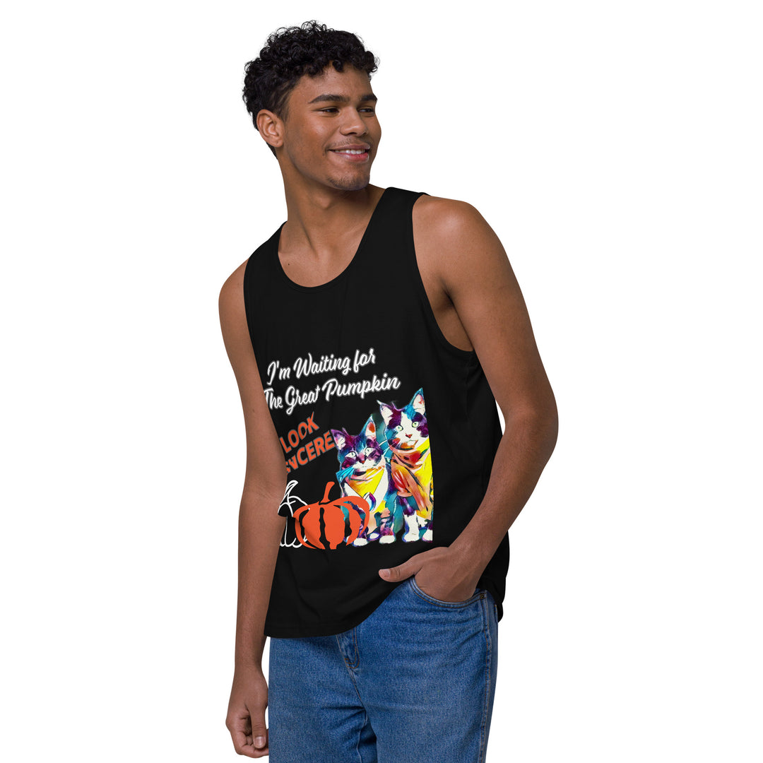 Great Pumpkin, look Sincere, Men’s premium tank top