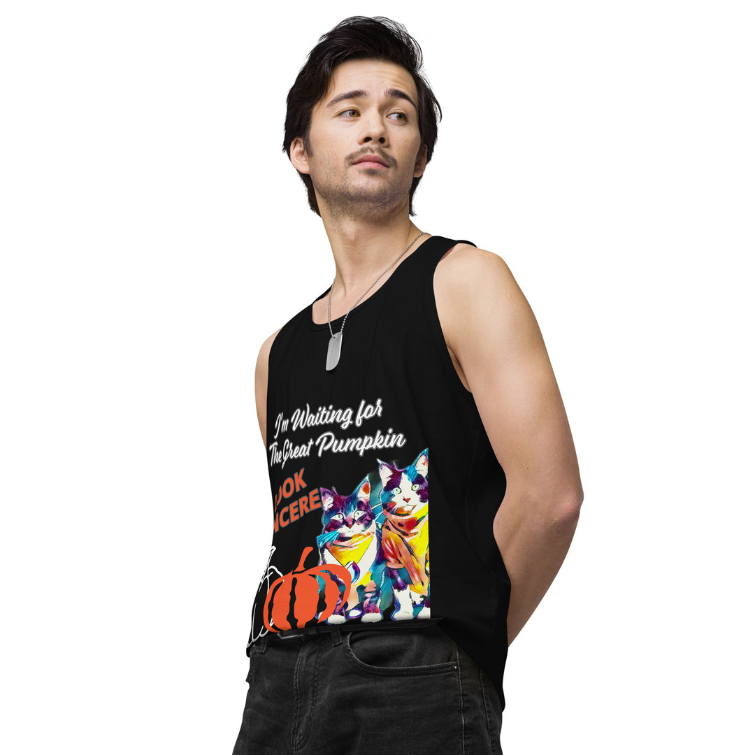 Great Pumpkin, look Sincere, Men’s premium tank top