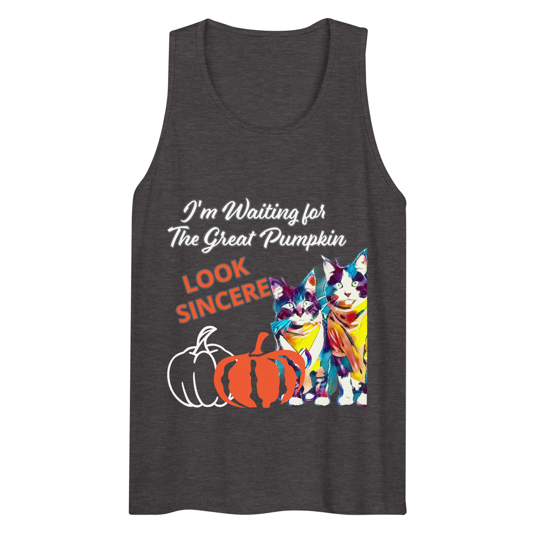 Great Pumpkin, look Sincere, Men’s premium tank top