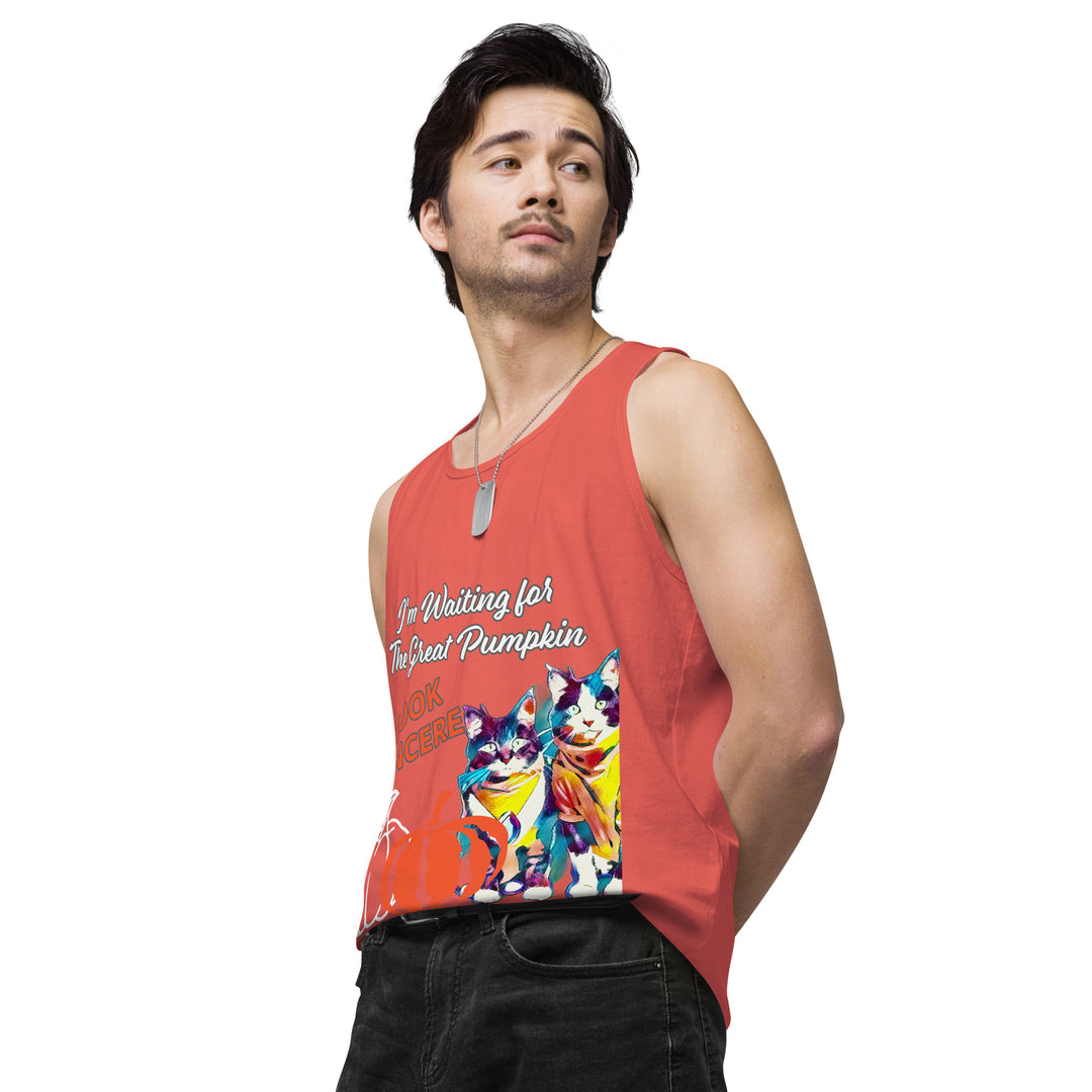 Great Pumpkin, look Sincere, Men’s premium tank top