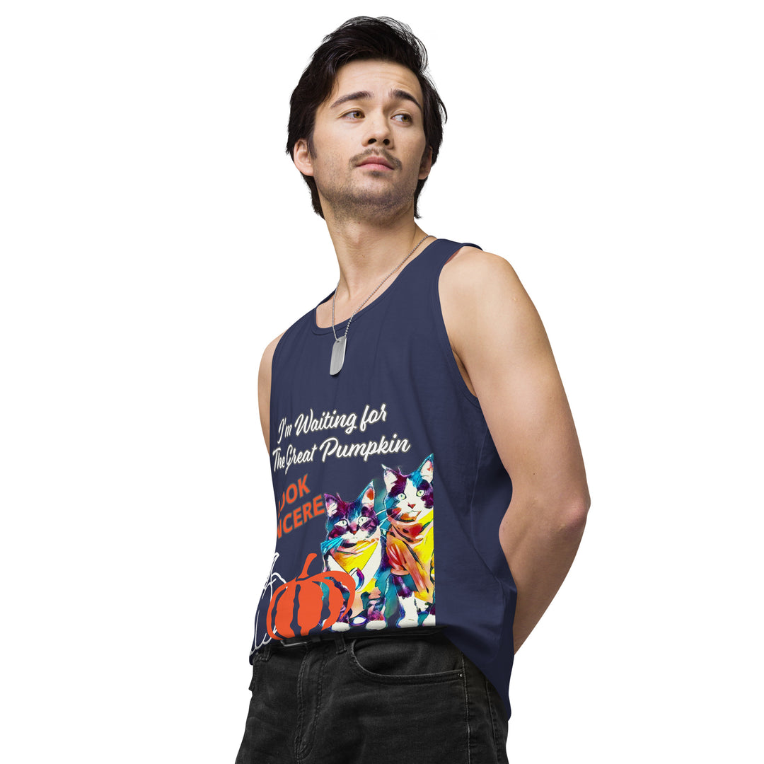 Great Pumpkin, look Sincere, Men’s premium tank top