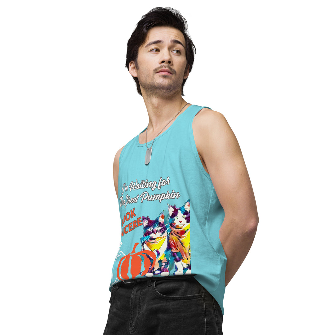 Great Pumpkin, look Sincere, Men’s premium tank top