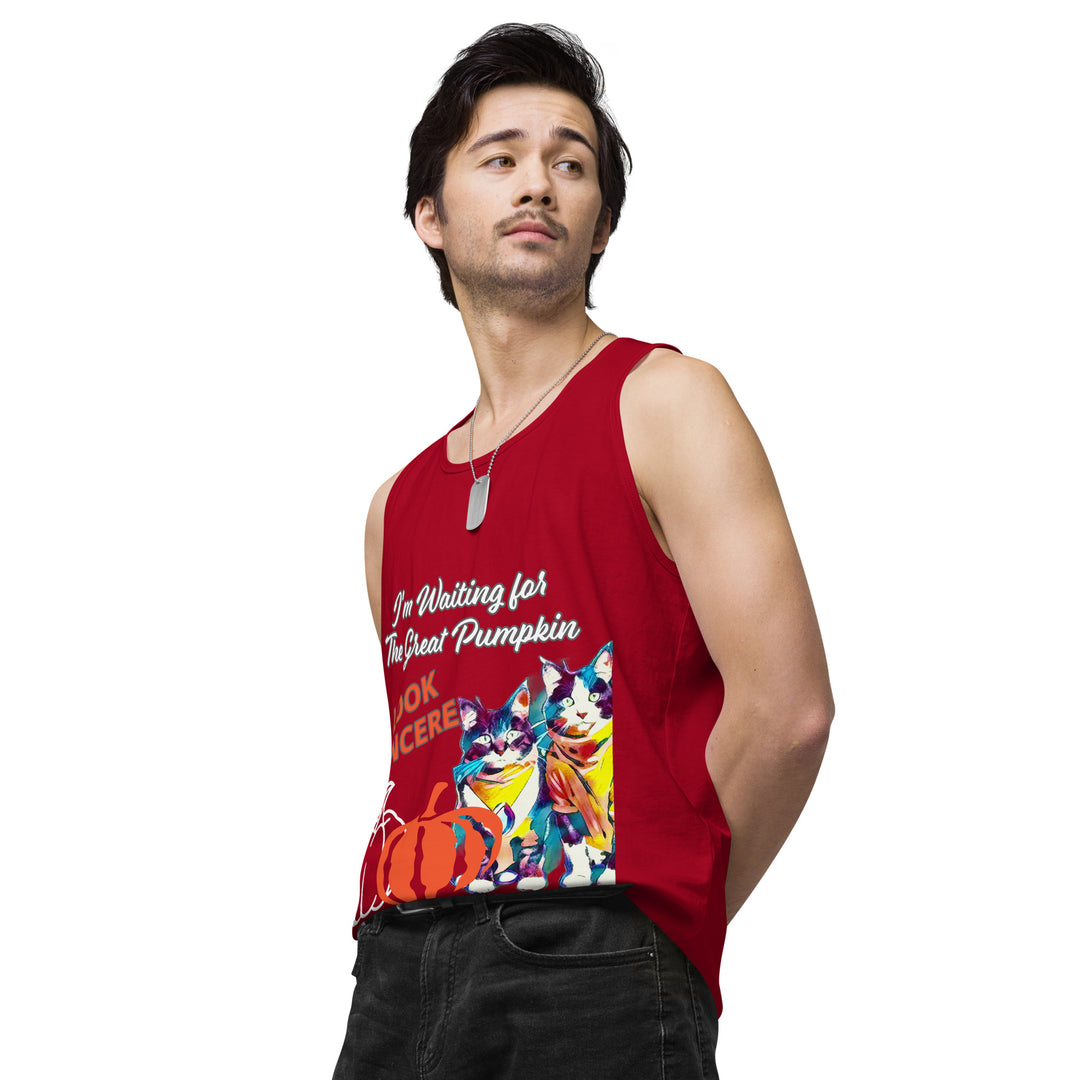 Great Pumpkin, look Sincere, Men’s premium tank top