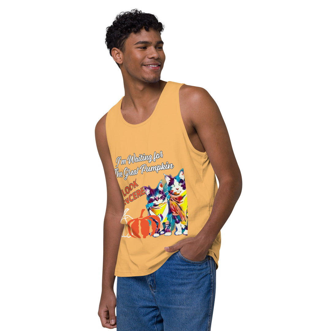 Great Pumpkin, look Sincere, Men’s premium tank top