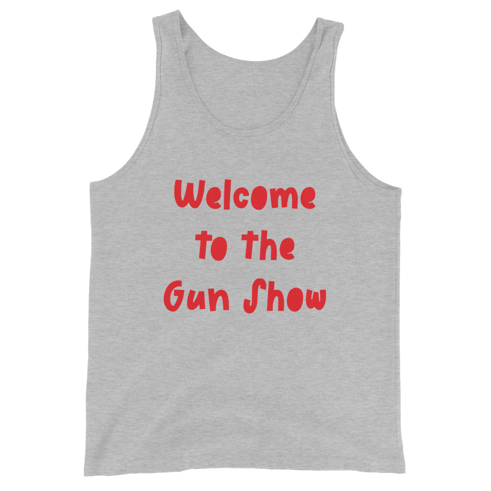 Flex those guns Unisex Tank Top