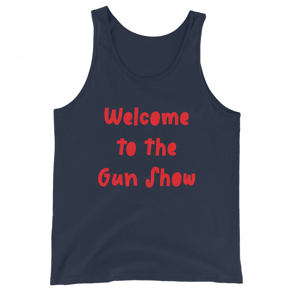 Flex those guns Unisex Tank Top