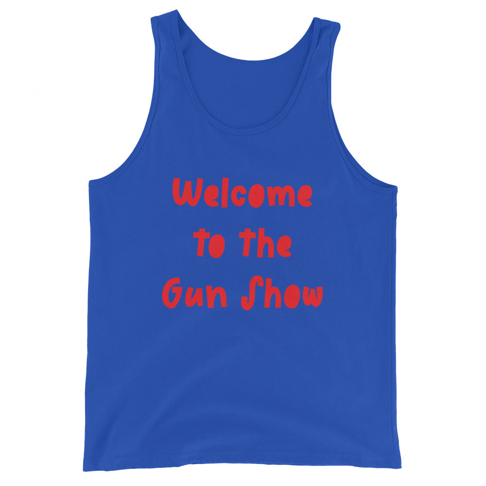 Flex those guns Unisex Tank Top