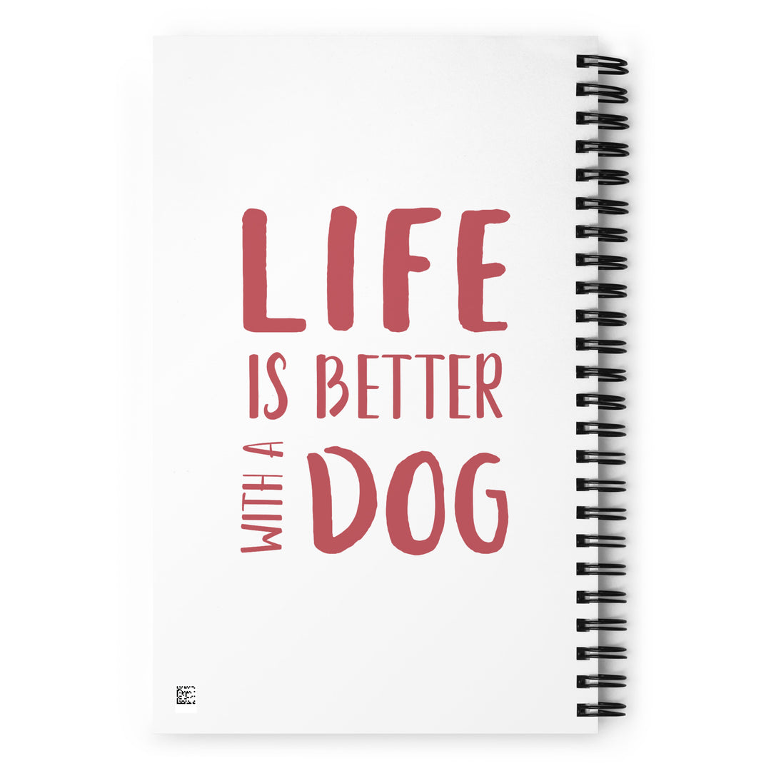 Sweet Puppy Love Spiral notebook