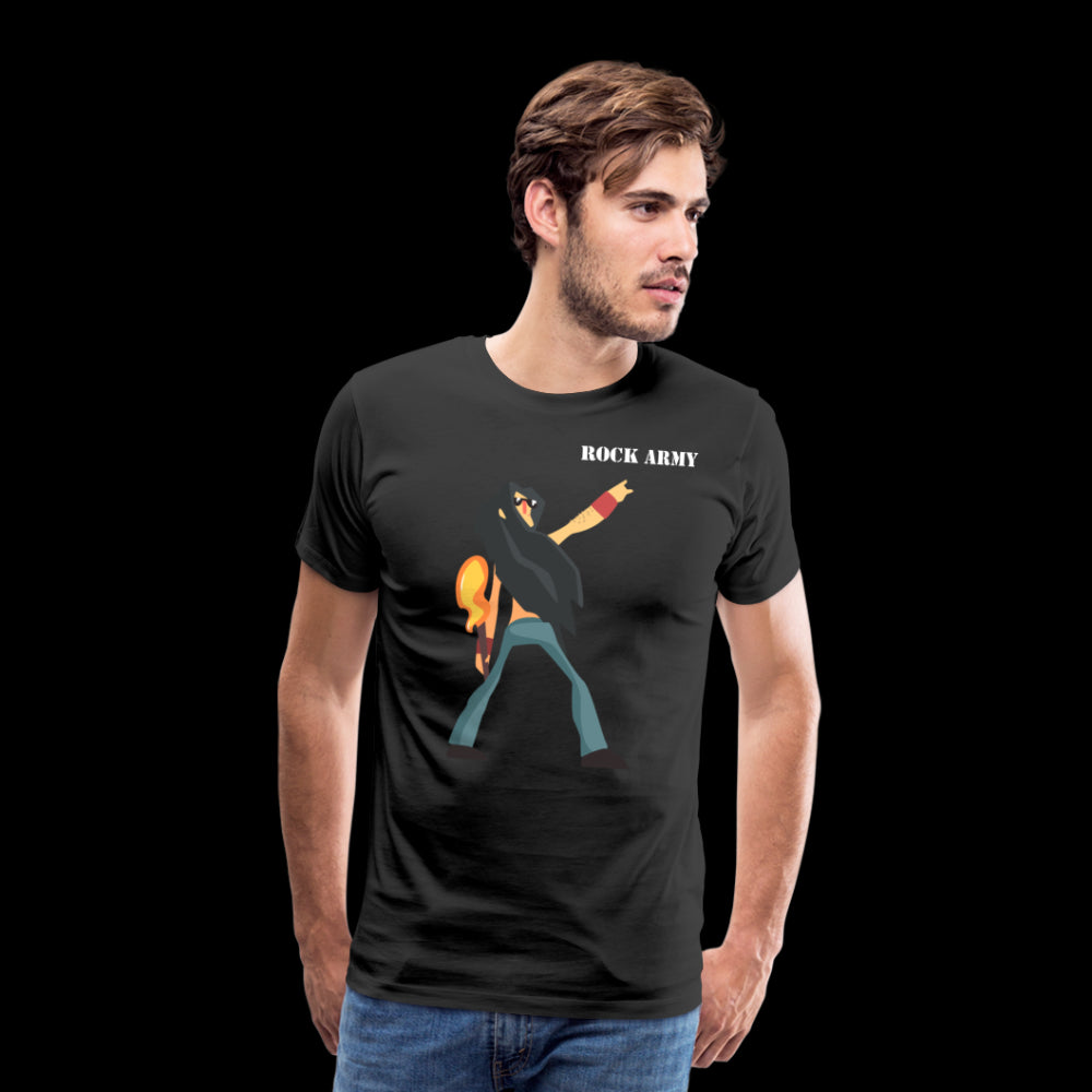 Rock Army Men's Premium T-Shirt - black