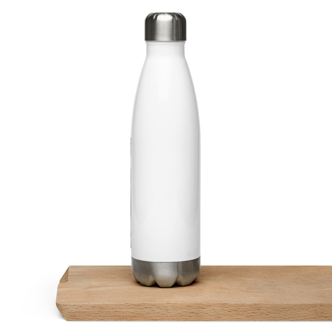 Grey Sketchy Guitar Stainless Steel Water Bottle