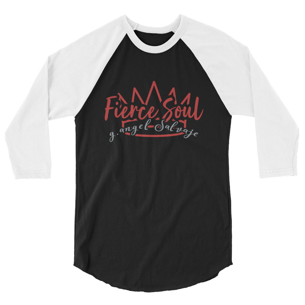 Fierce Soul 3/4 sleeve raglan shirt