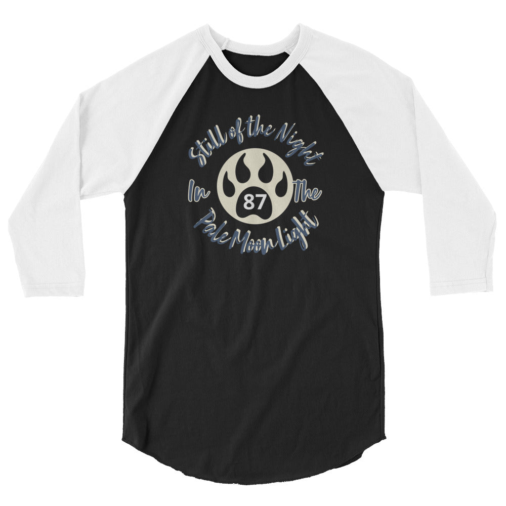 Still of the Night, Wolf Claw 3/4 sleeve raglan shirt