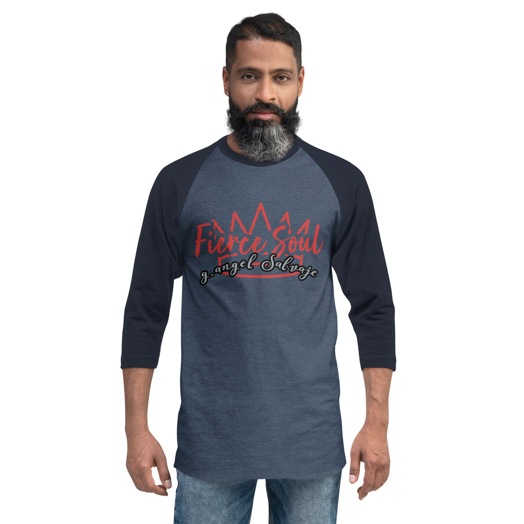 Fierce Soul 3/4 sleeve raglan shirt