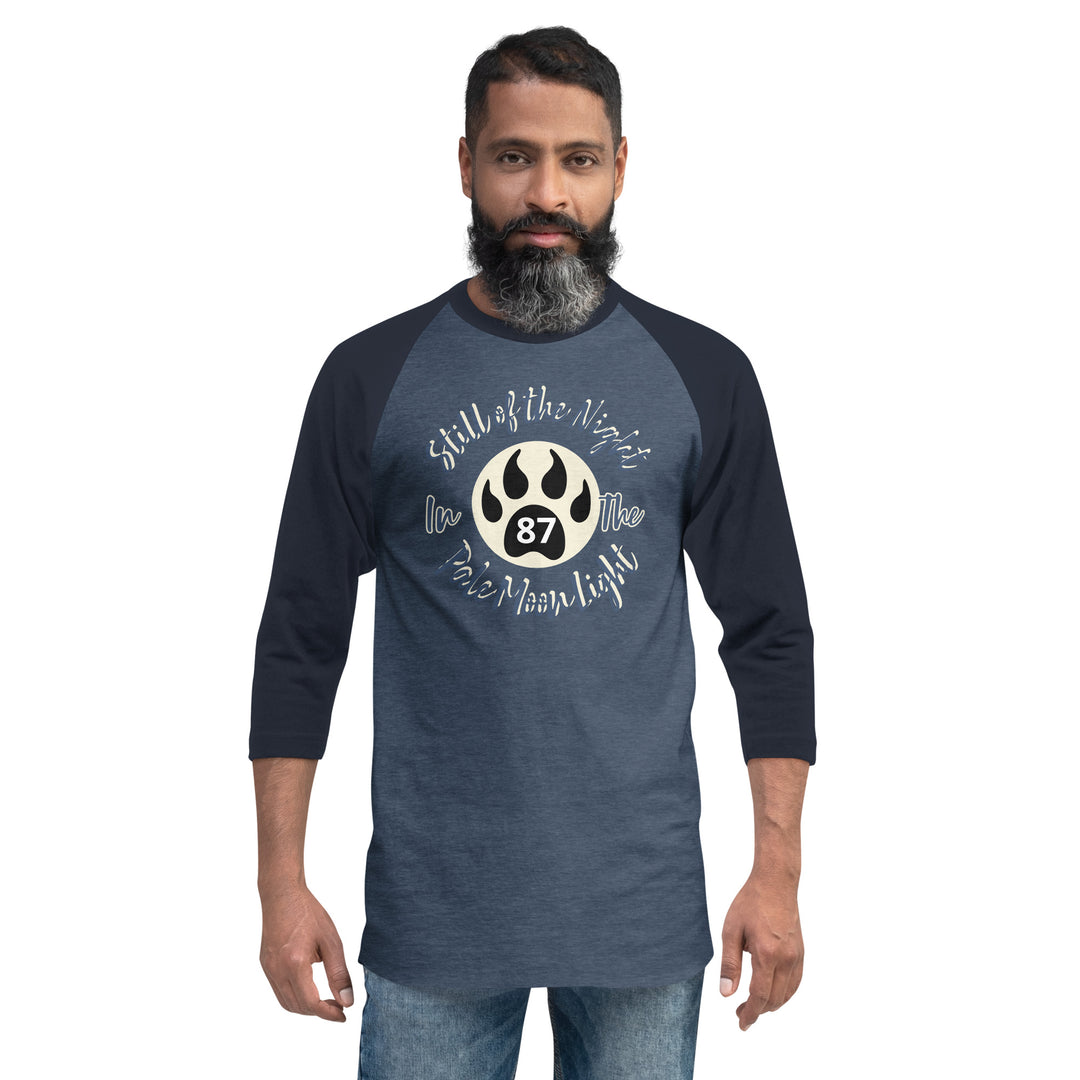 Still of the Night, Wolf Claw 3/4 sleeve raglan shirt