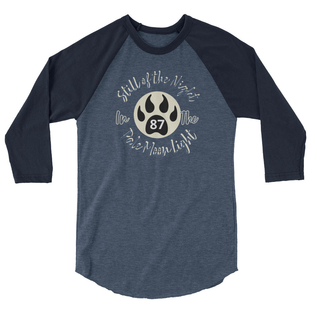 Still of the Night, Wolf Claw 3/4 sleeve raglan shirt