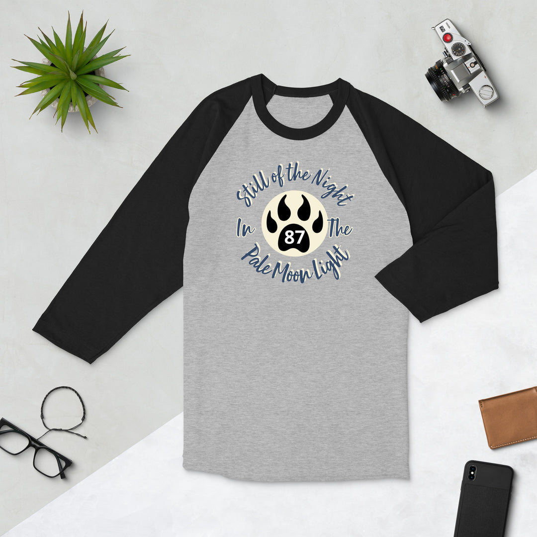 Still of the Night, Wolf Claw 3/4 sleeve raglan shirt