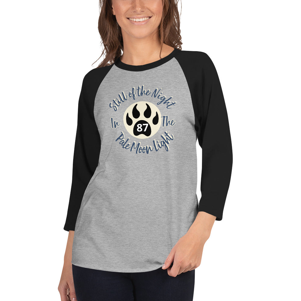 Still of the Night, Wolf Claw 3/4 sleeve raglan shirt