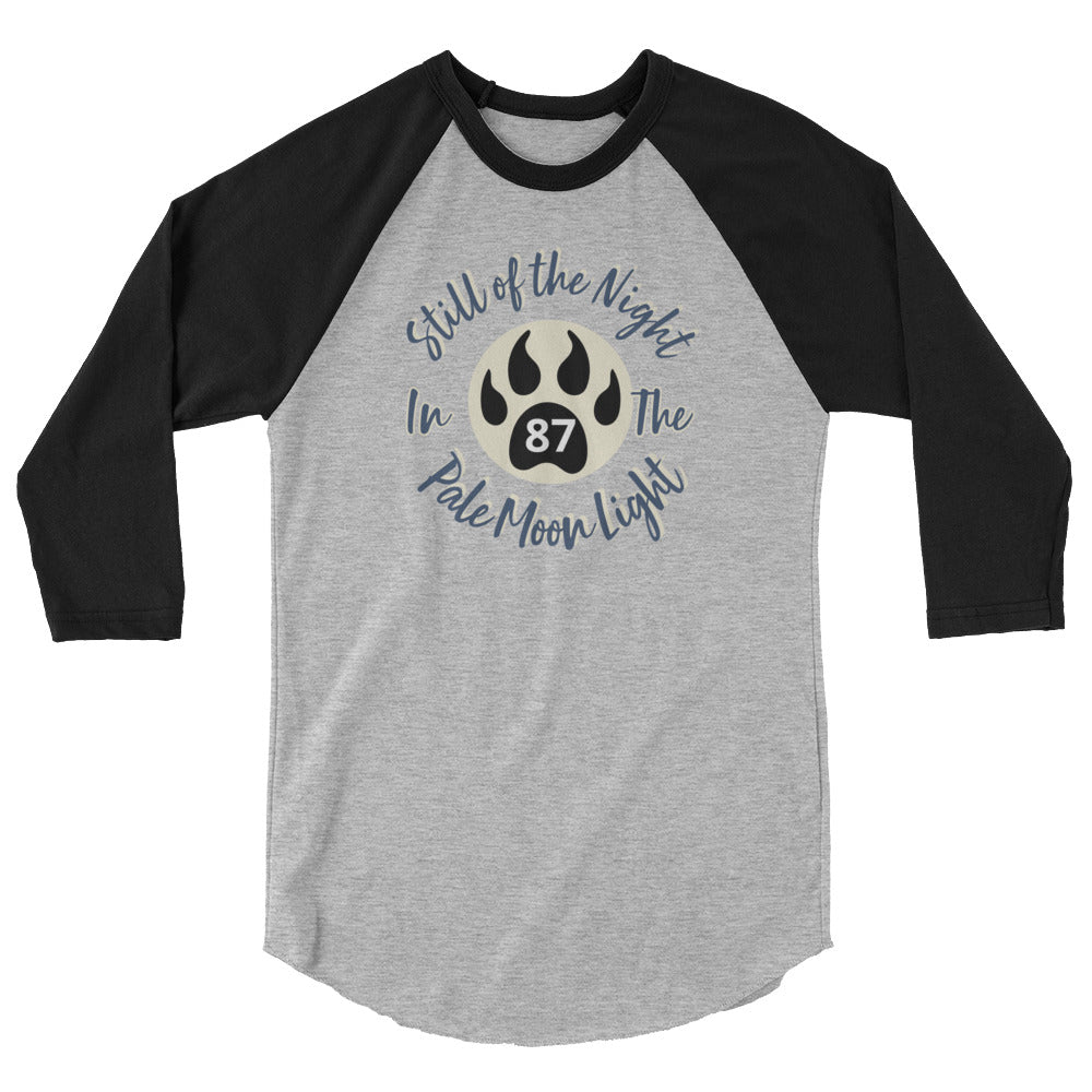 Still of the Night, Wolf Claw 3/4 sleeve raglan shirt