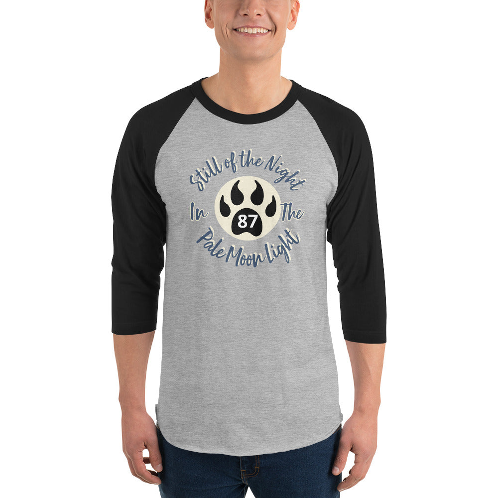 Still of the Night, Wolf Claw 3/4 sleeve raglan shirt