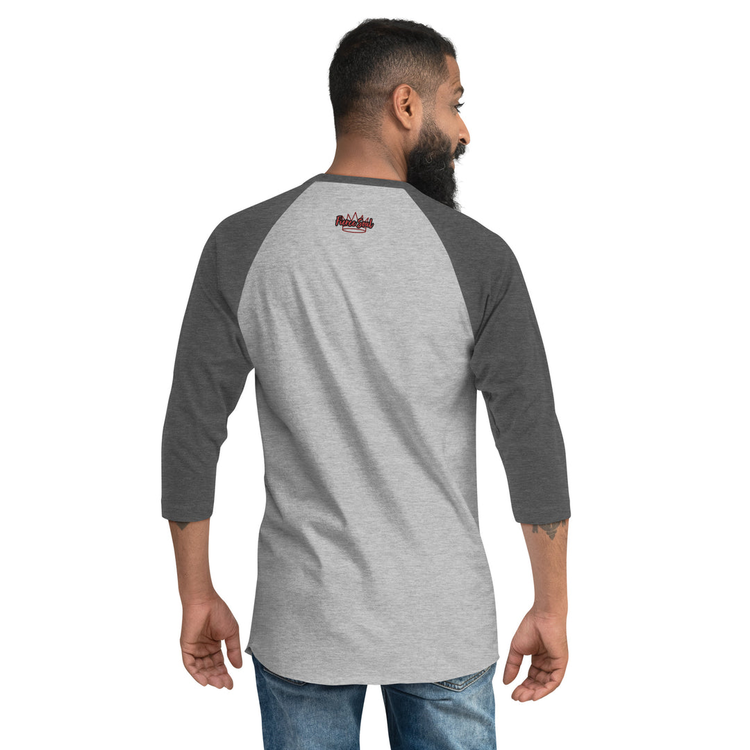 Who Stopped the Rain 3/4 sleeve raglan shirt