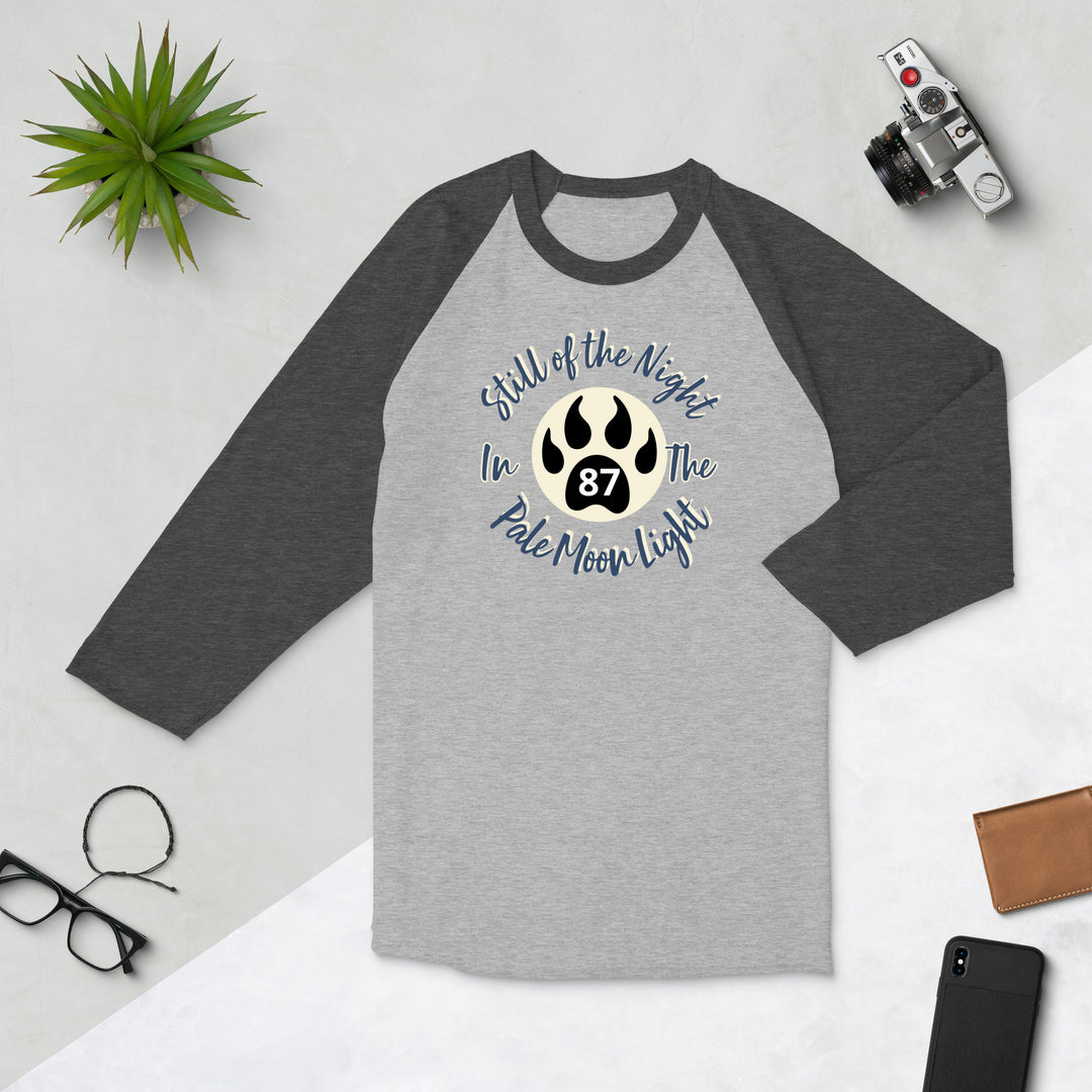 Still of the Night, Wolf Claw 3/4 sleeve raglan shirt