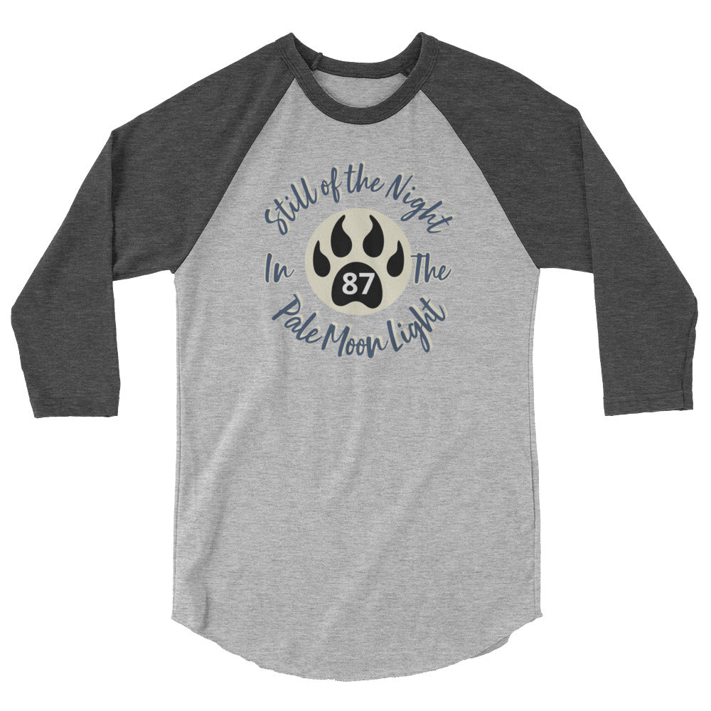 Still of the Night, Wolf Claw 3/4 sleeve raglan shirt