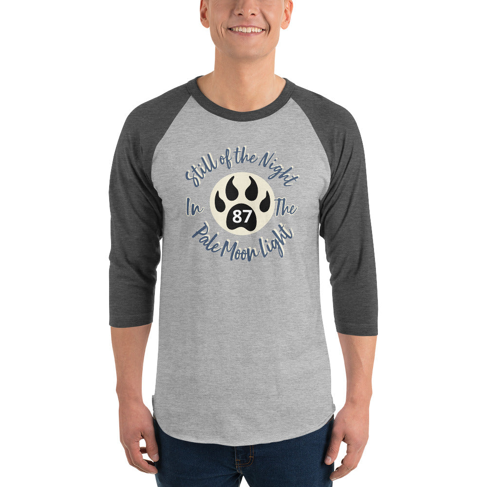 Still of the Night, Wolf Claw 3/4 sleeve raglan shirt