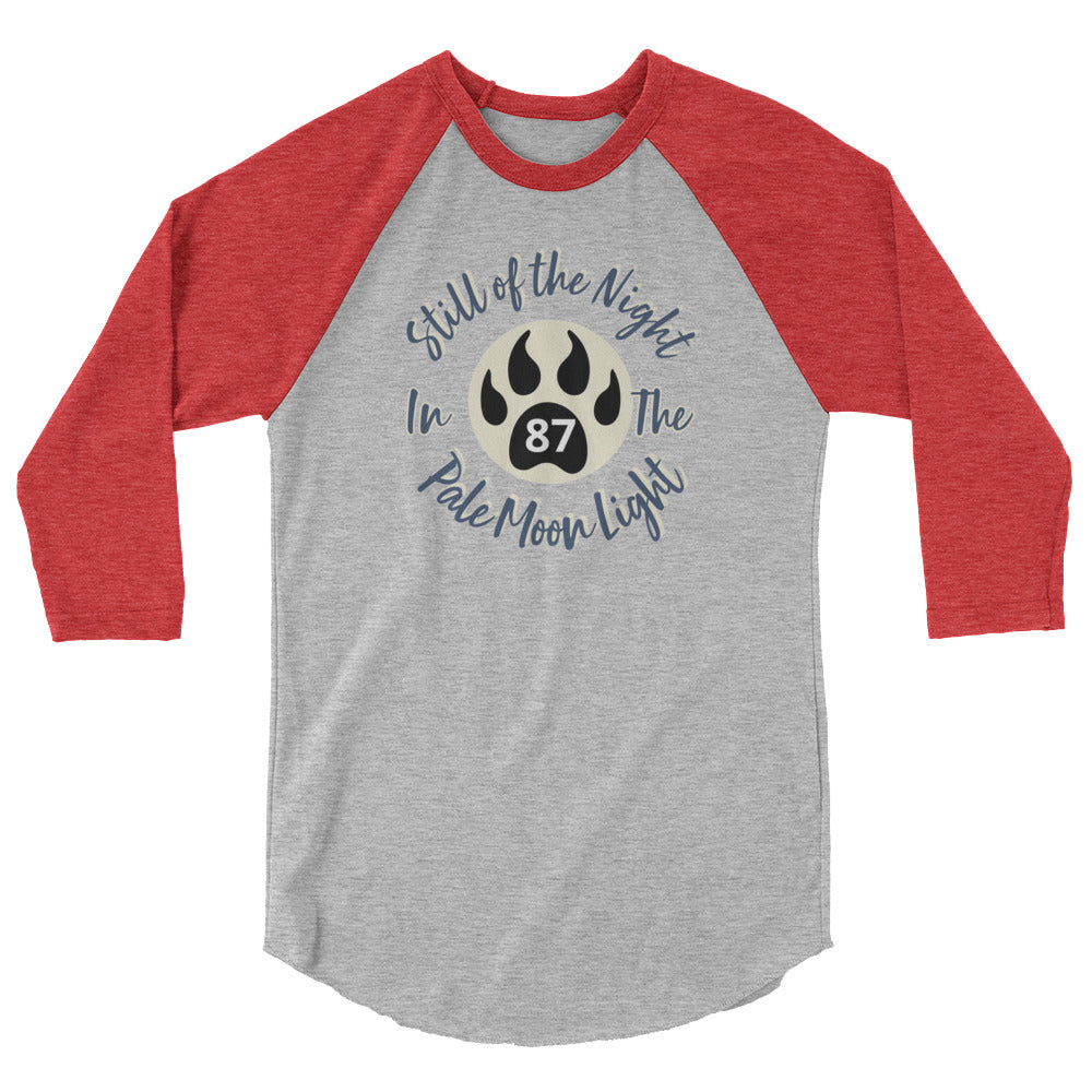 Still of the Night, Wolf Claw 3/4 sleeve raglan shirt