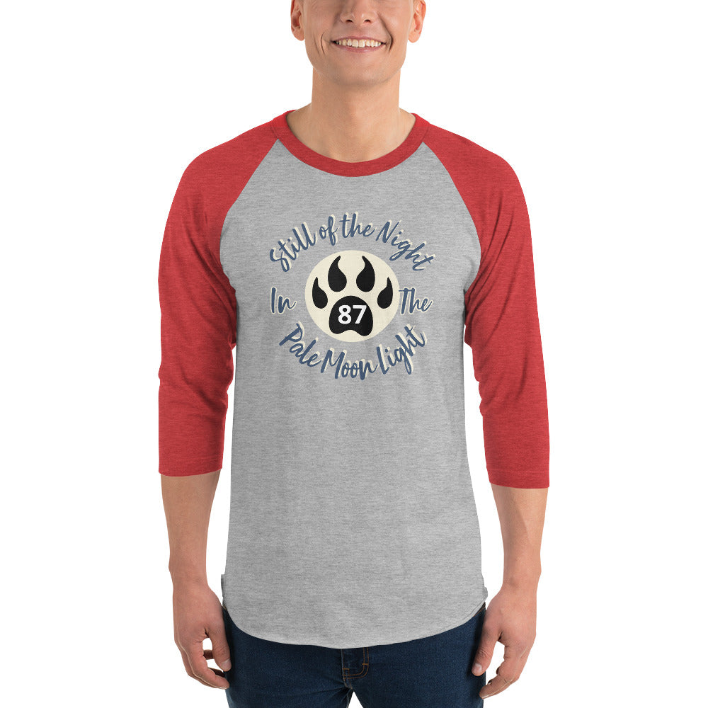 Still of the Night, Wolf Claw 3/4 sleeve raglan shirt