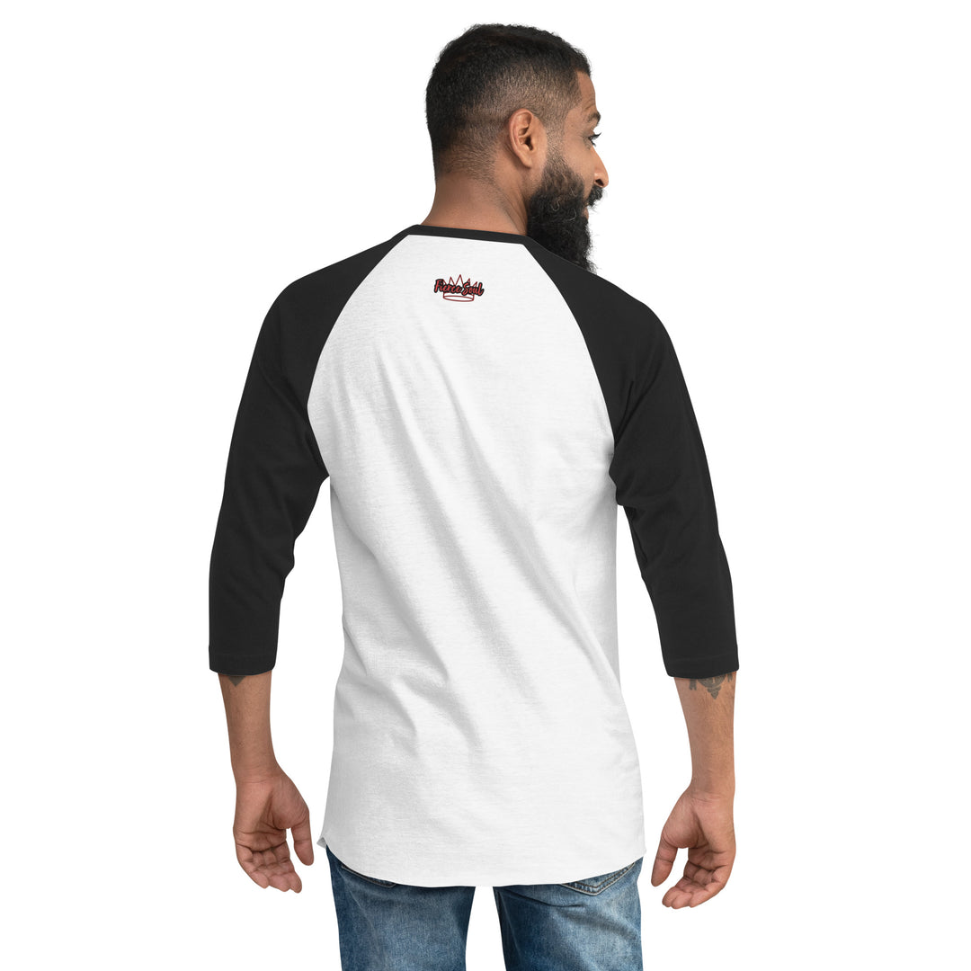 Who Stopped the Rain 3/4 sleeve raglan shirt