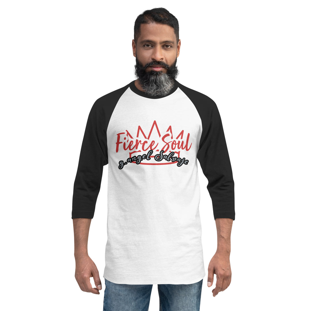 Fierce Soul 3/4 sleeve raglan shirt