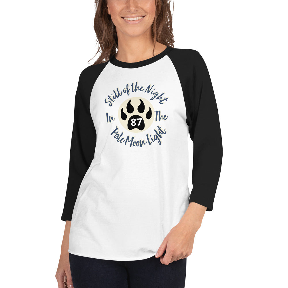 Still of the Night, Wolf Claw 3/4 sleeve raglan shirt