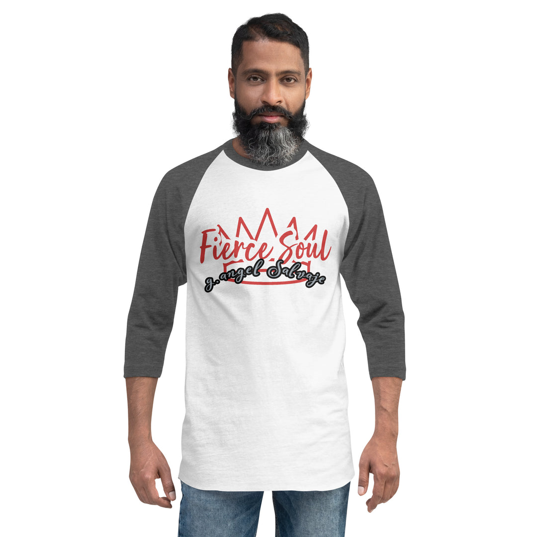 Fierce Soul 3/4 sleeve raglan shirt
