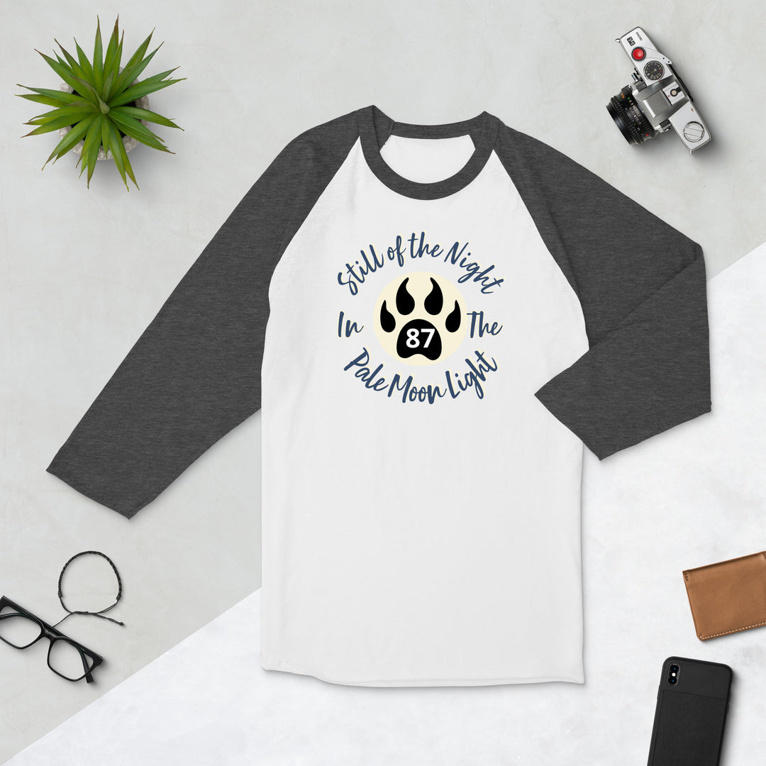 Still of the Night, Wolf Claw 3/4 sleeve raglan shirt