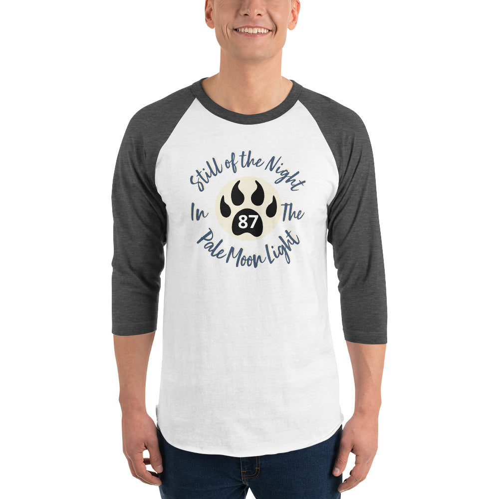 Still of the Night, Wolf Claw 3/4 sleeve raglan shirt