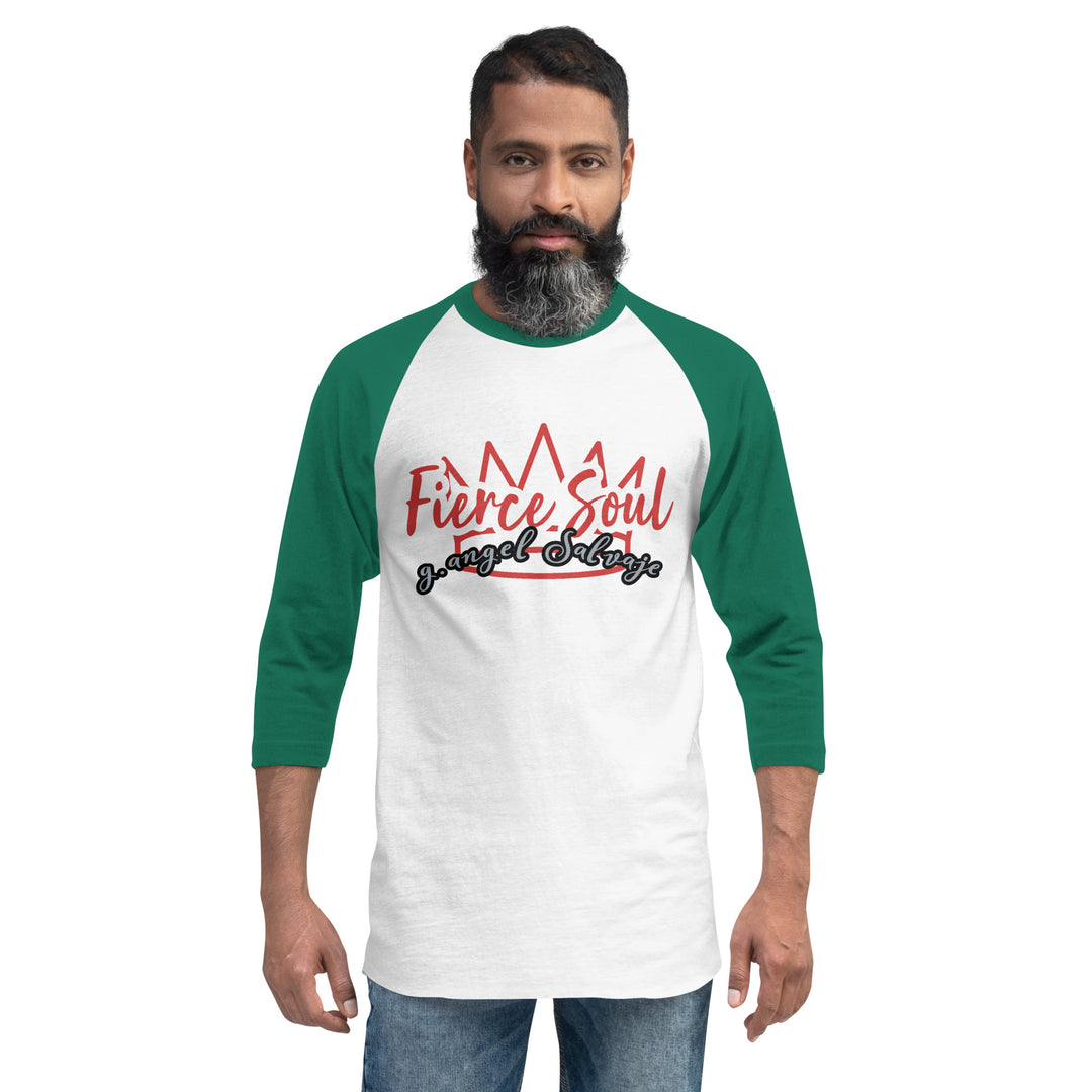 Fierce Soul 3/4 sleeve raglan shirt