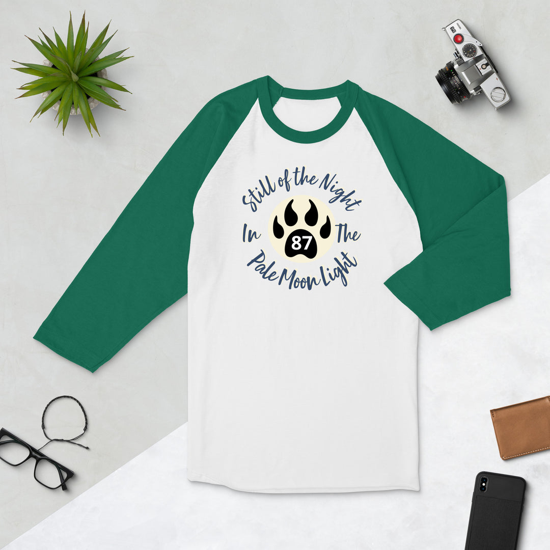 Still of the Night, Wolf Claw 3/4 sleeve raglan shirt
